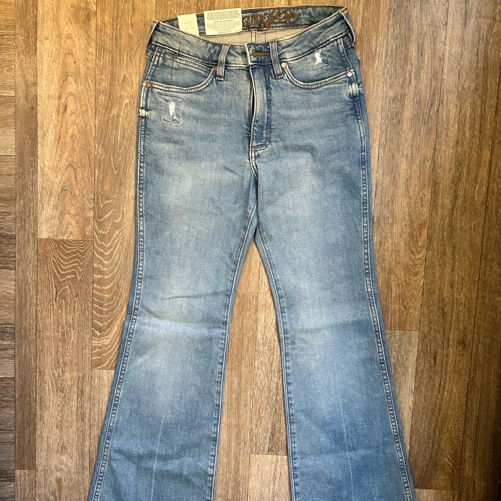 WRANGLER RETRO GREEN JEAN: SLIM BOOT